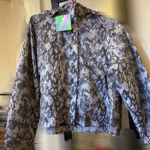 Misguided short lined wind-breaker jacket